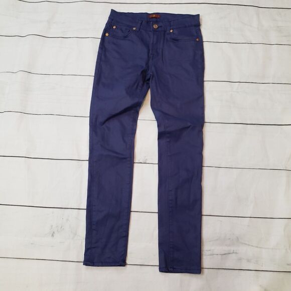 7 For All Mankind girls coated jeans 14 - Picture 1 of 4